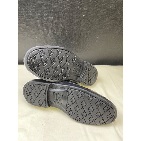 Nunn Bush Men\'s Black Leather Casual Comfort Gel Shoes Size 8M SKU 5397